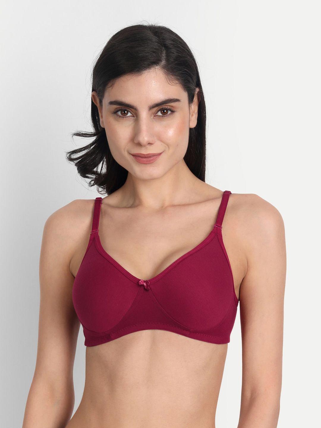 aimly full coverage t-shirt cotton bra all day comfort