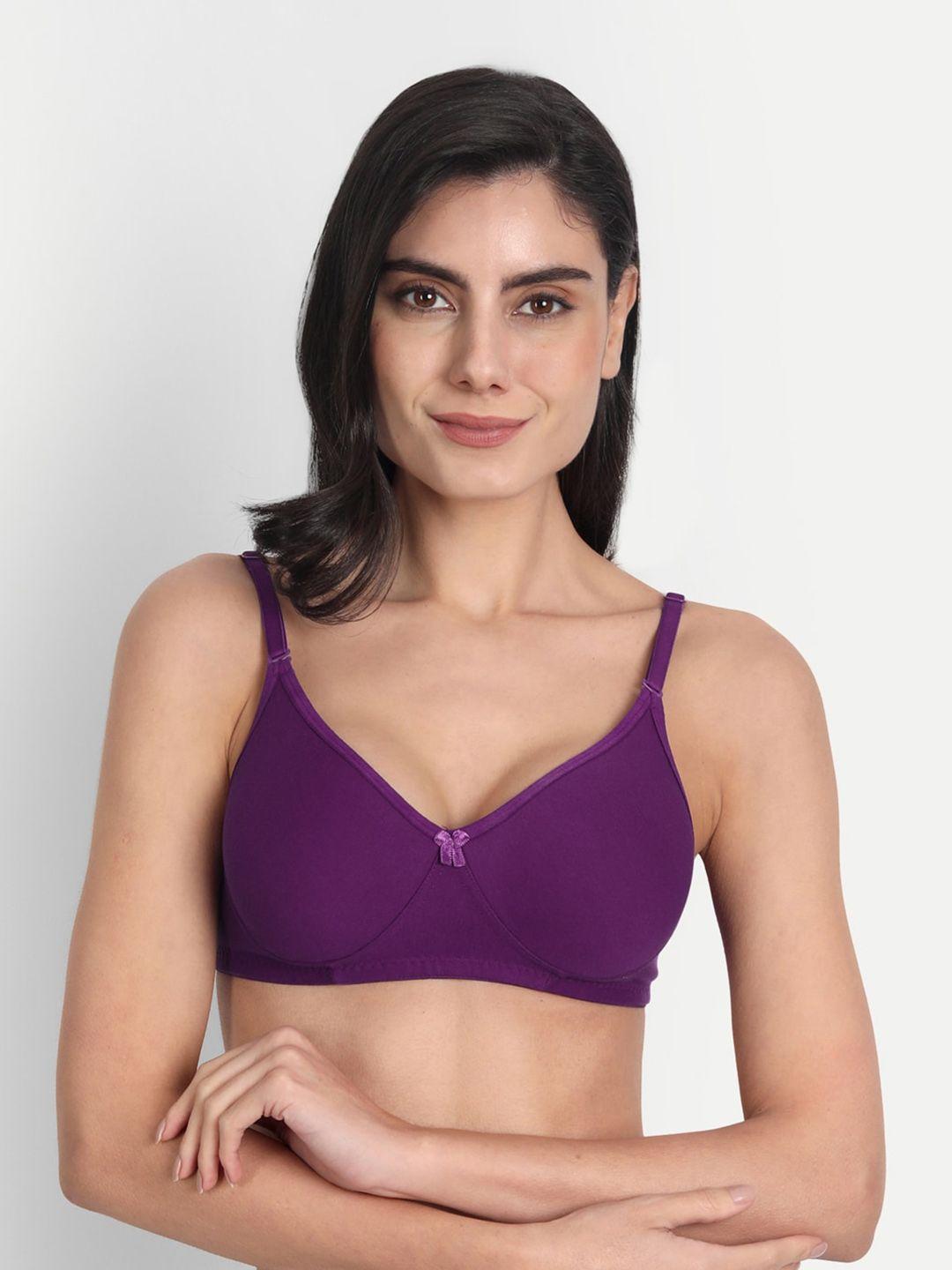 aimly full coverage t-shirt cotton bra all day comfort