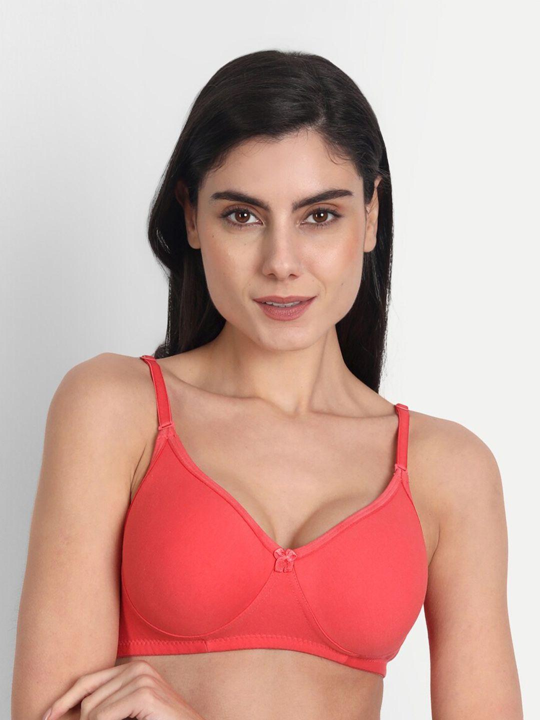 aimly full coverage t-shirt cotton bra all day comfort