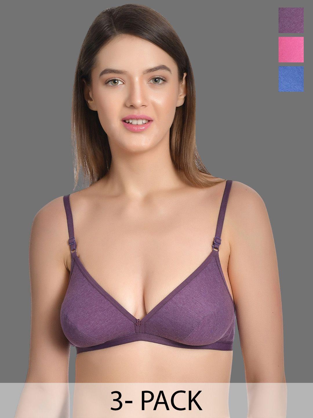 aimly multicoloured bra half coverage