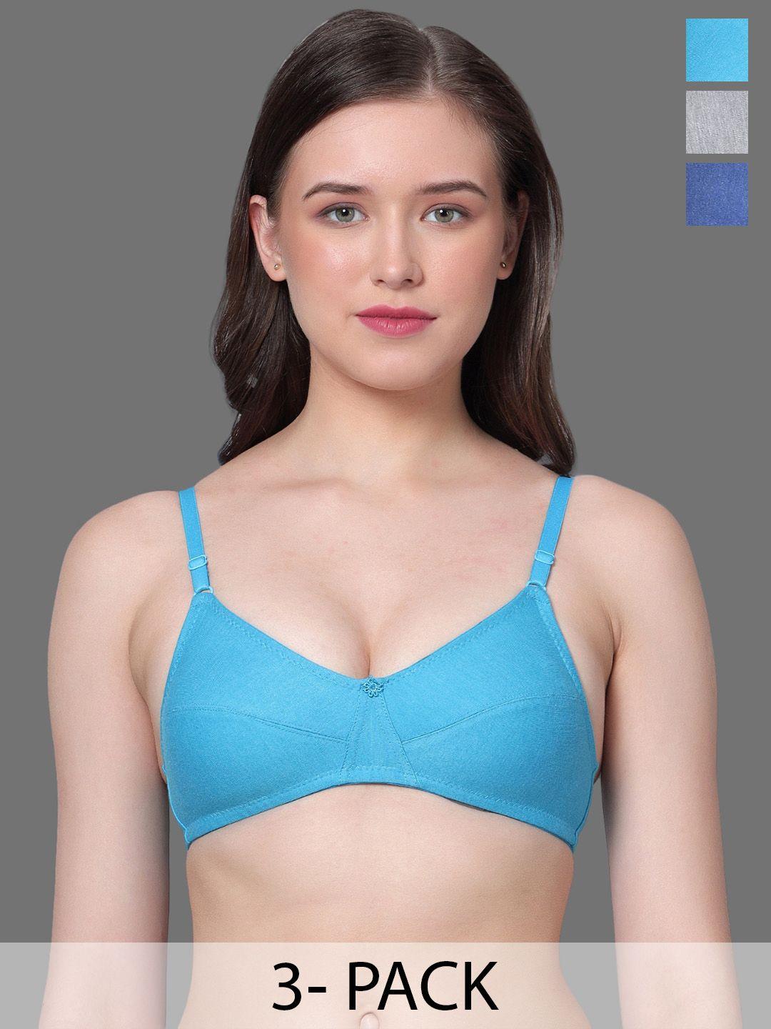 aimly multicoloured bra half coverage