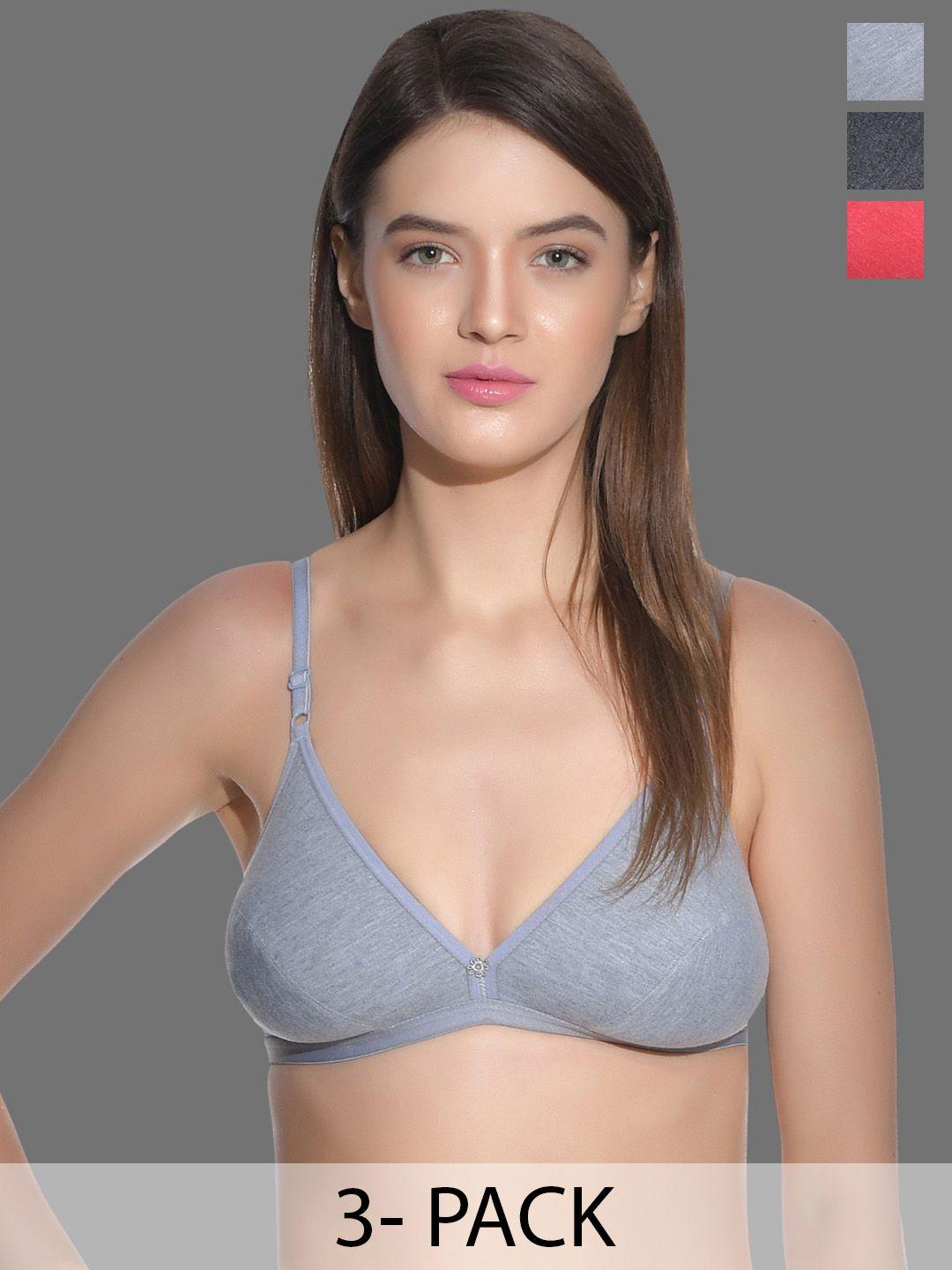 aimly multicoloured bra half coverage