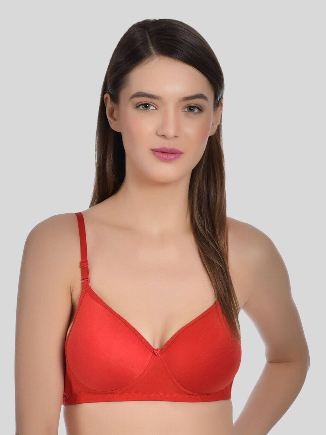 aimly seamless full coverage all day comfort non-wired heavily-padded cotton t-shirt bra