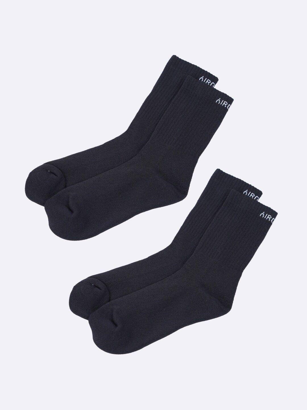 air garb unisex pack of 2 breathable cushioned calf-length socks