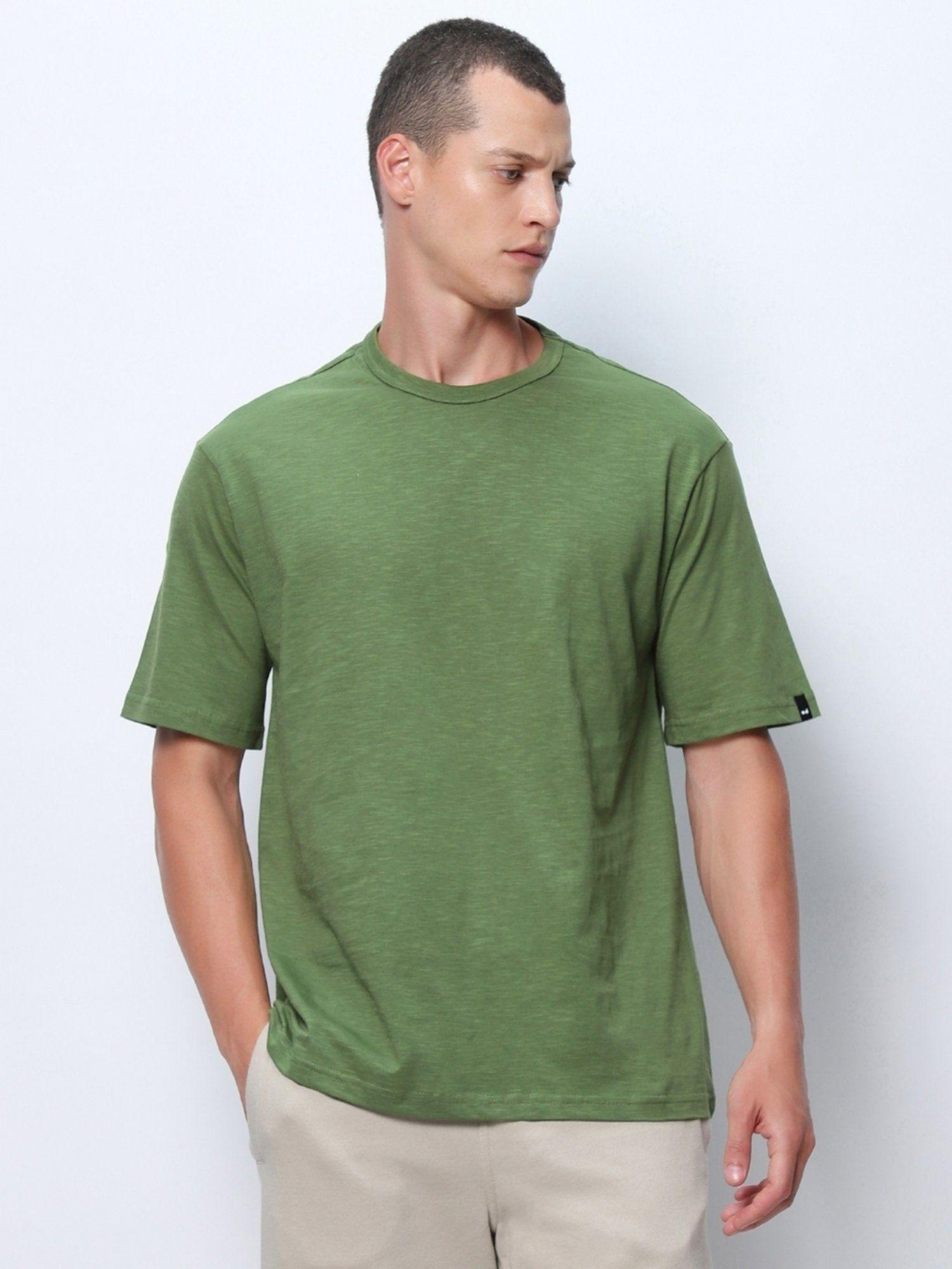 air 1.0 men's green oversized t-shirt