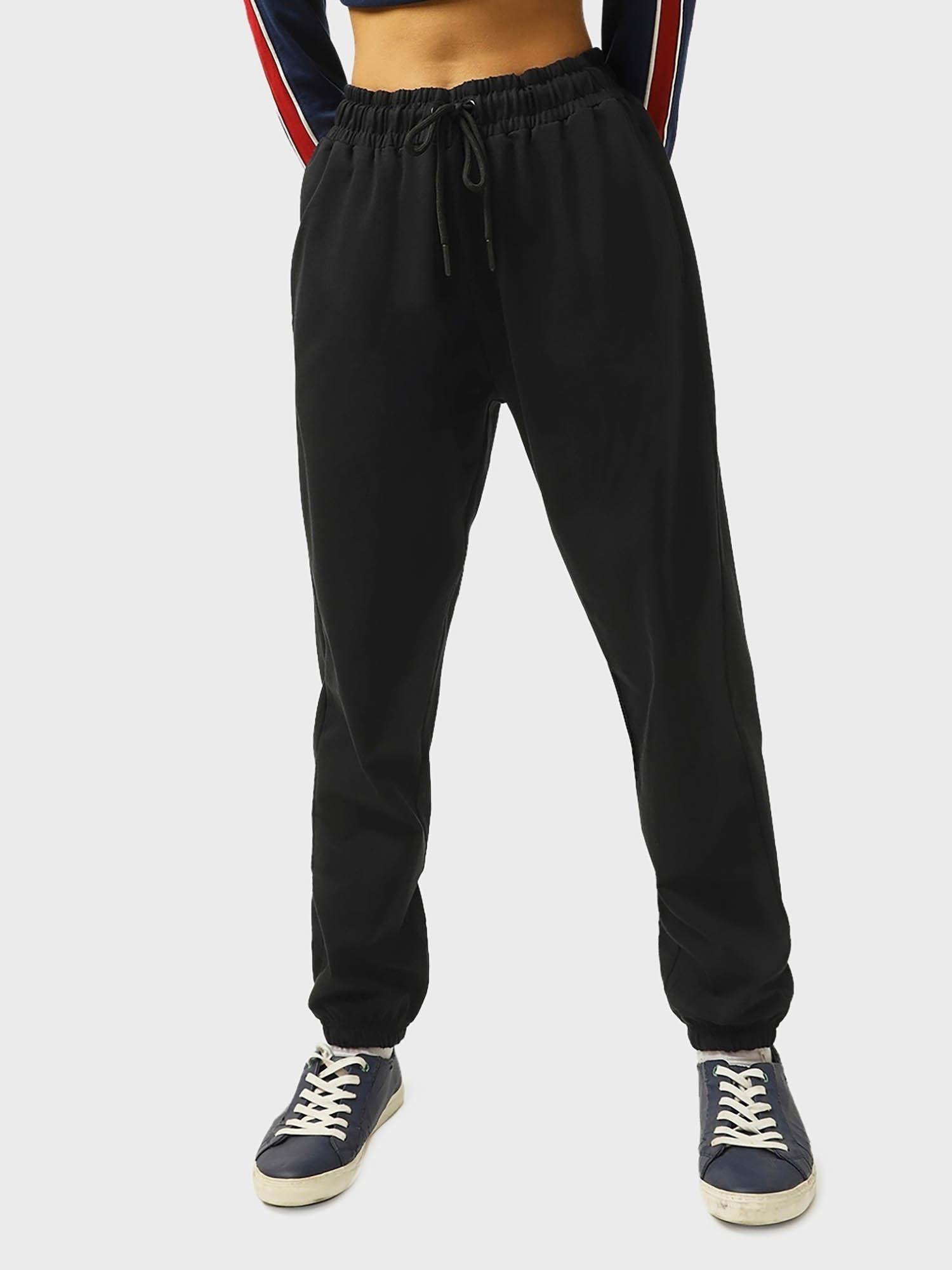 air 1.0 women's black super loose fit joggers