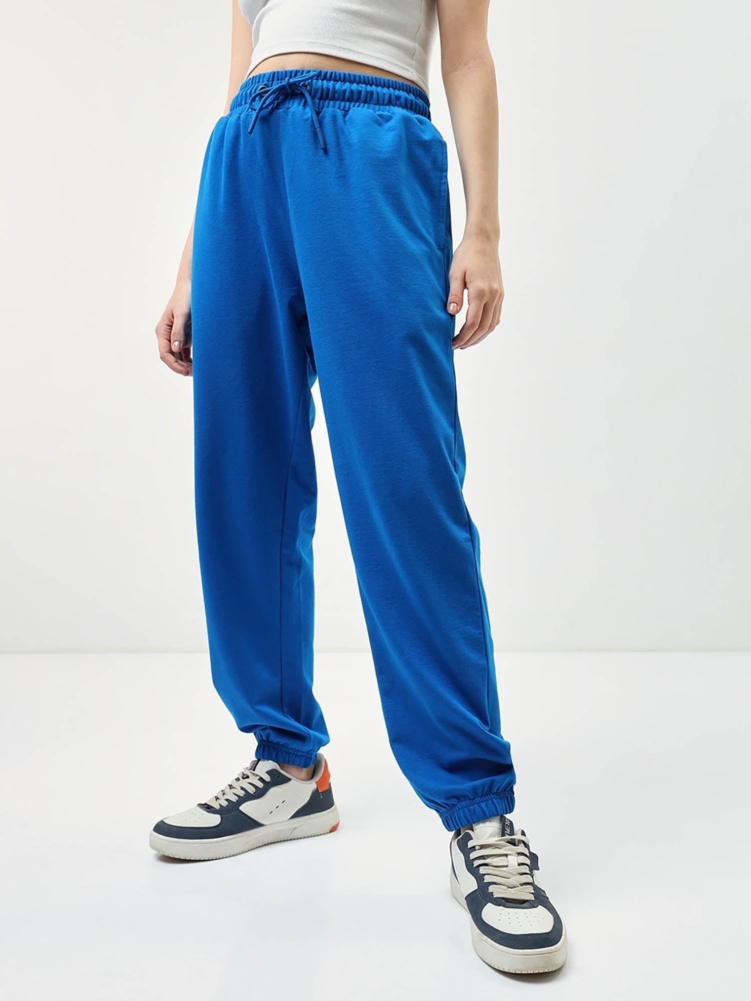 air 1.0 women's blue super loose fit joggers