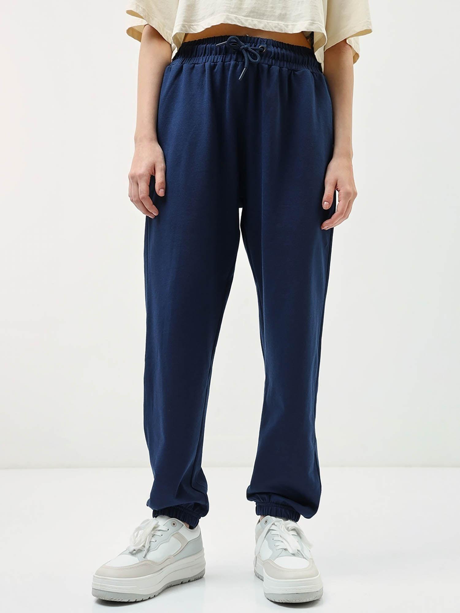 air 1.0 women's dark blue super loose fit joggers