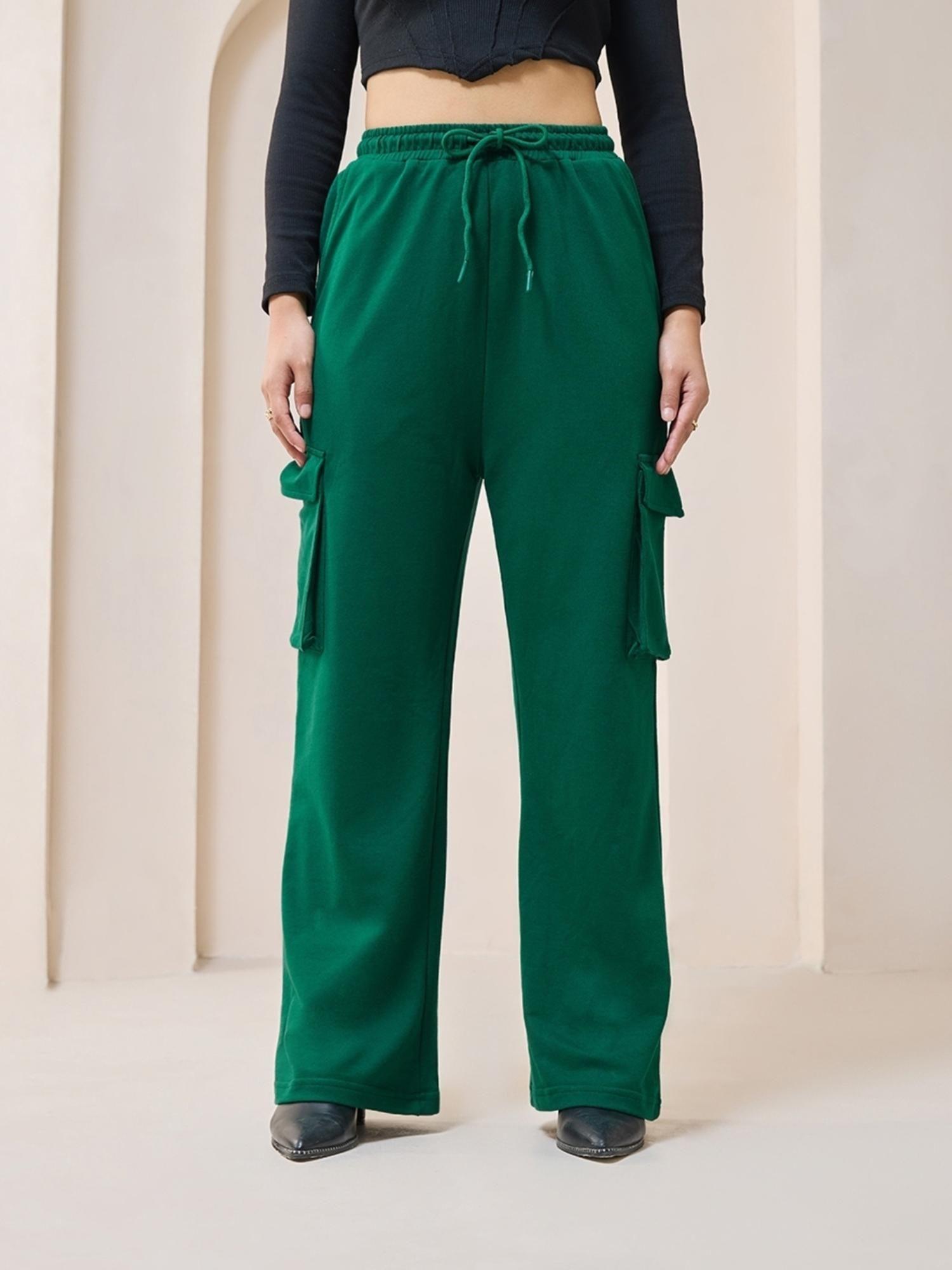 air 1.0 women's green cargo trackpants