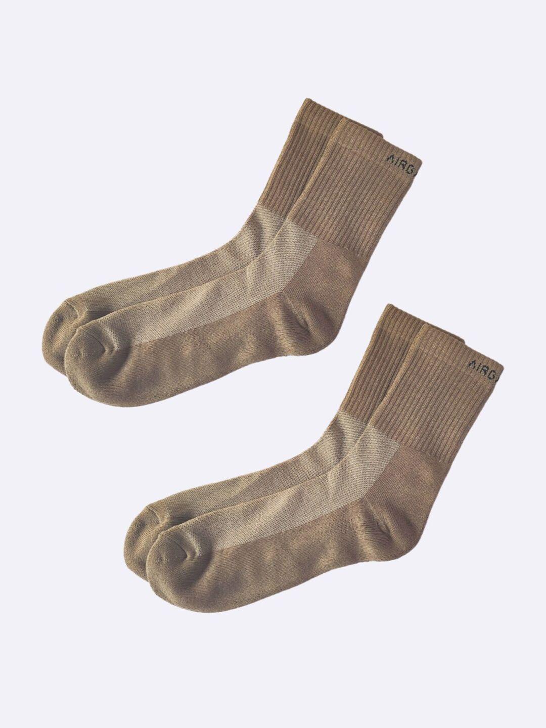 air garb men pack of 2 patterned calf length socks