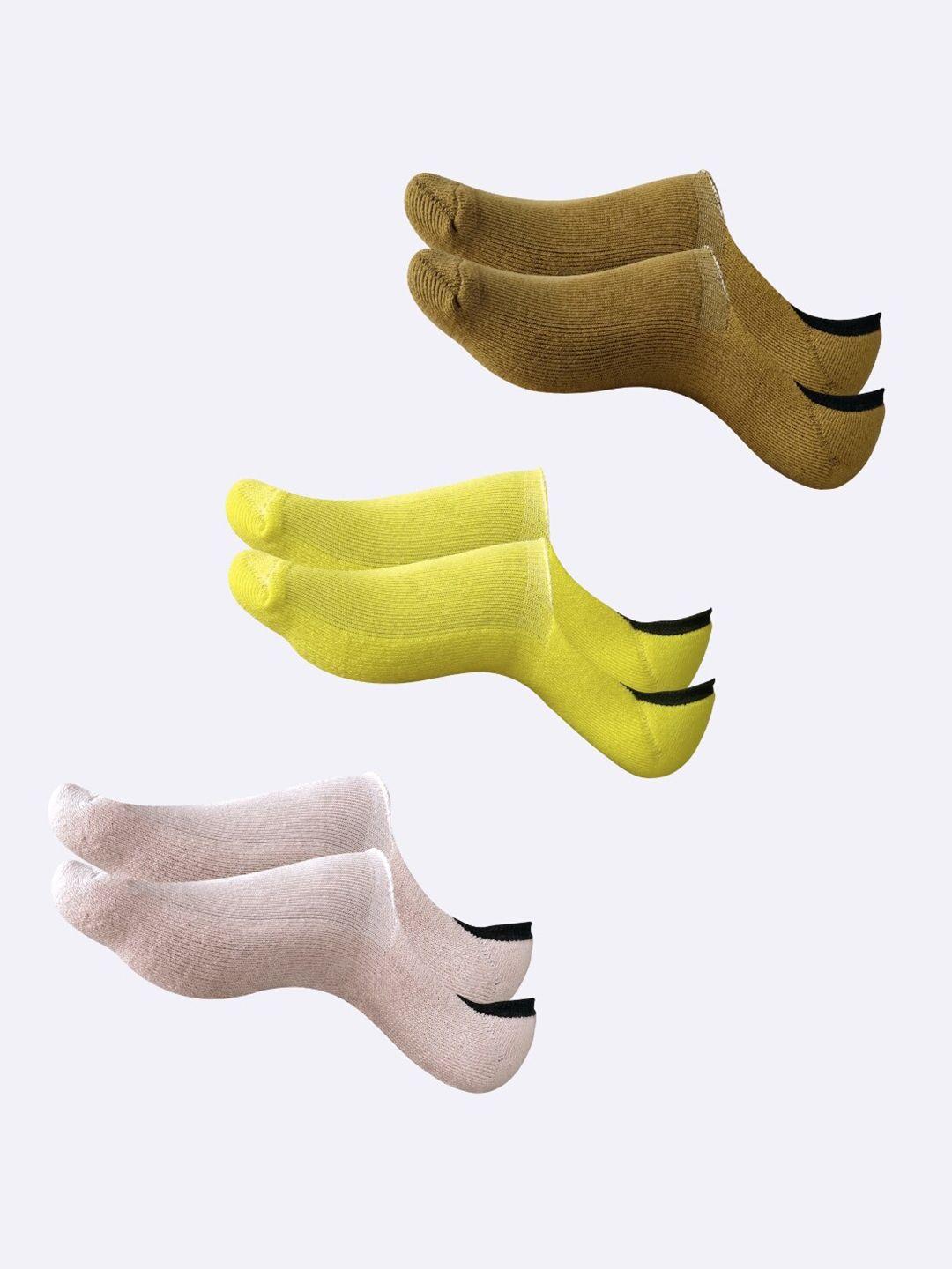 air garb pack of 3 shoe-liners socks