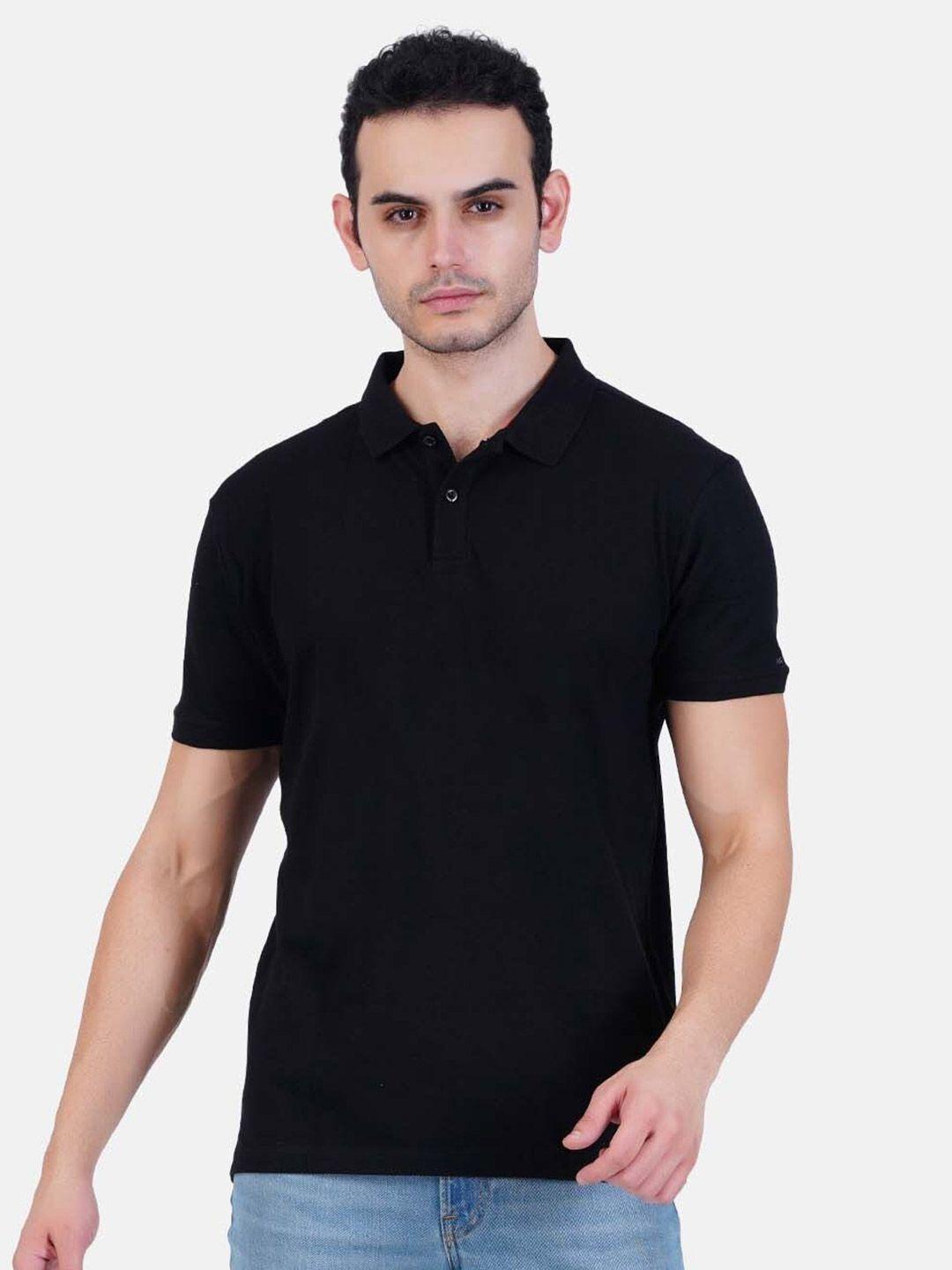 air garb polo collar pure cotton bio finish t-shirt