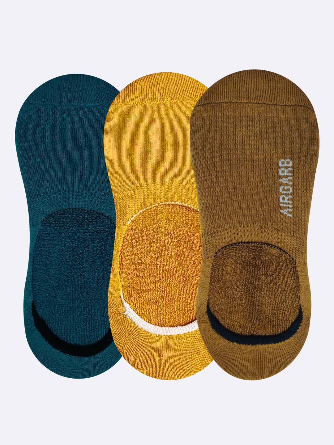 air garb unisex pack of 3 shoe liner breathable socks