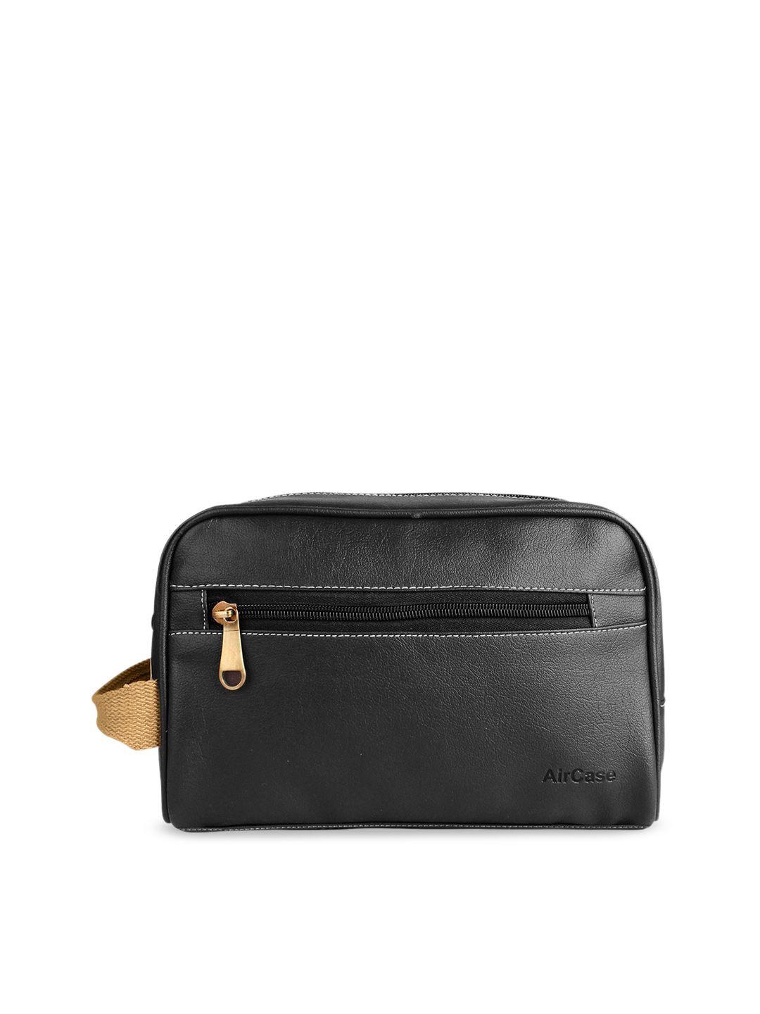 aircase faux leather toiletry bag