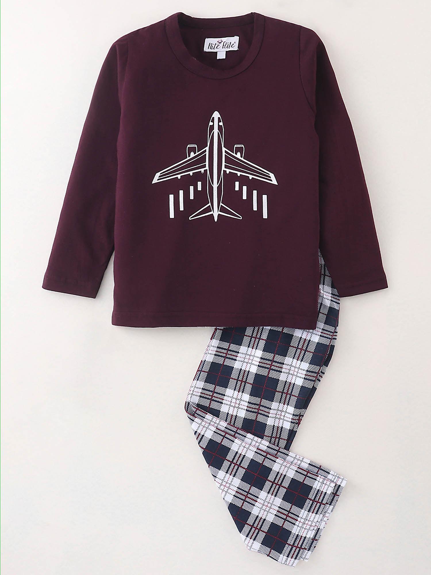 airplane pyjama (set of 2)