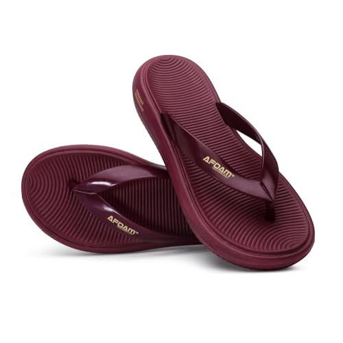 airson shoes al-5 slipper for women|orthopedic sandal, diabetic, pregnancy|soft doctor anti-skid slipper for women |slides, flip-flops, slippers, chappals|for ladies and girls (wine, 5)