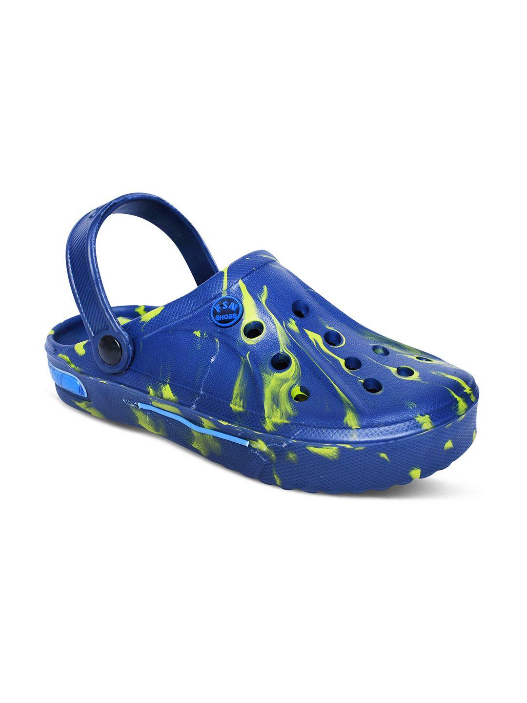 airspot unisex abstract canvas printed clogs