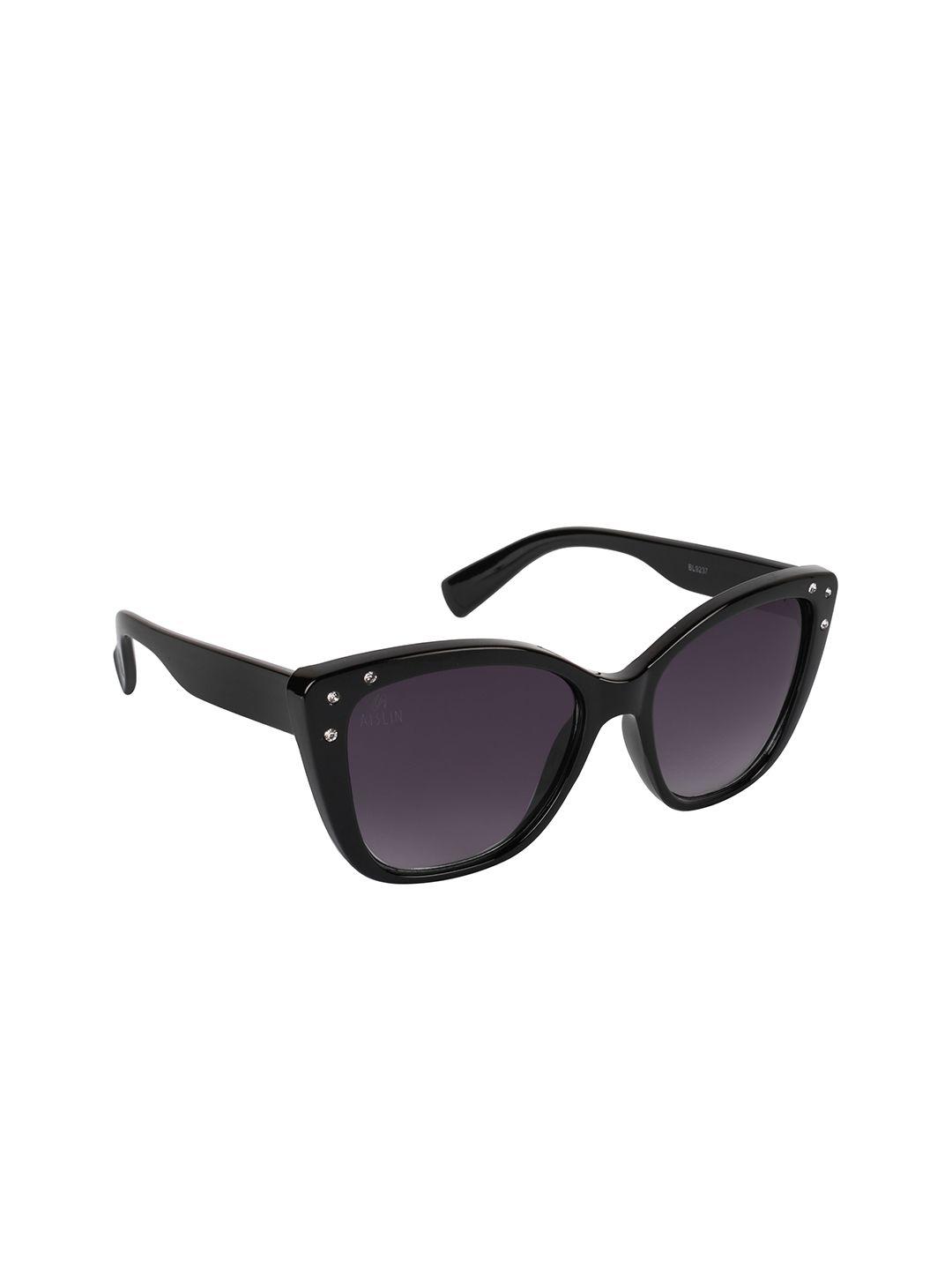 aislin women purple & grey uv protected wayfarer sunglasses 14561-89-as-9237