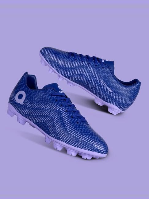 aivin men's rattle snake royal blue football shoes