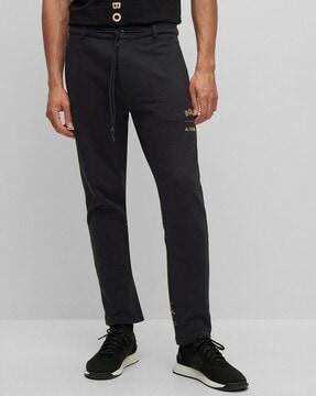 aj collection organic cotton relaxed fit track pants