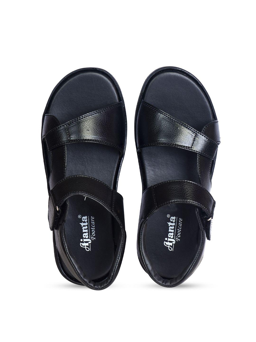 ajanta-men-black-comfort-sandals