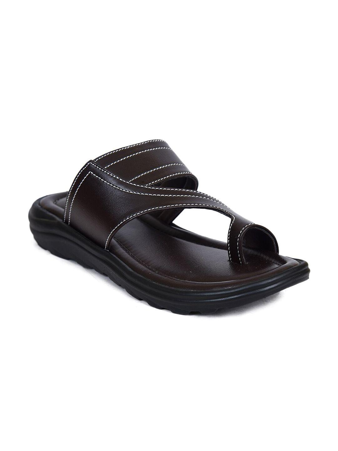 ajanta men brown comfort sandals