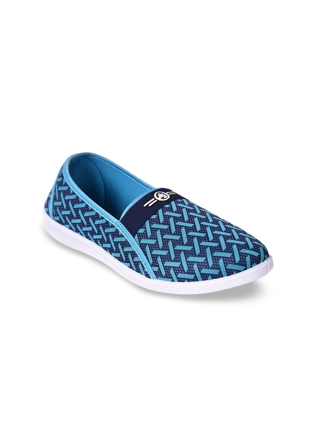 ajanta women woven design lightweight comfort insole contrast sole slip-on sneakers