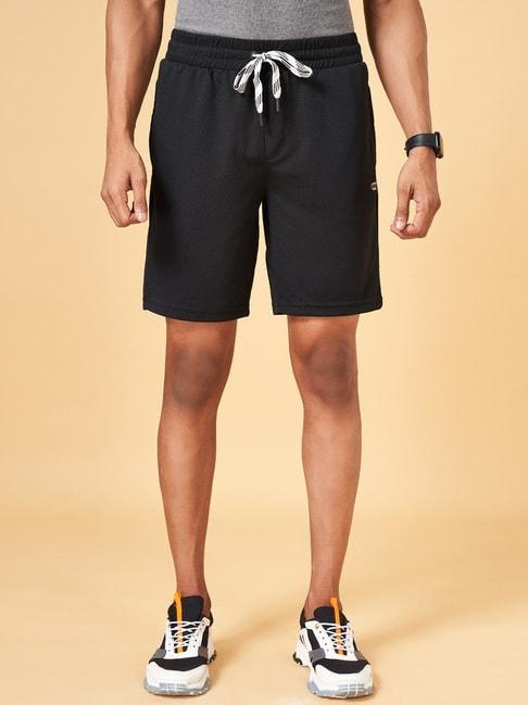 ajile by pantaloons black slim fit shorts