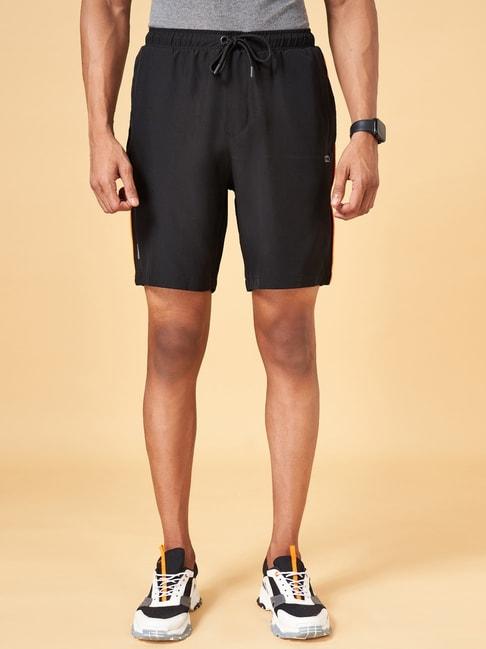 ajile by pantaloons black slim fit shorts
