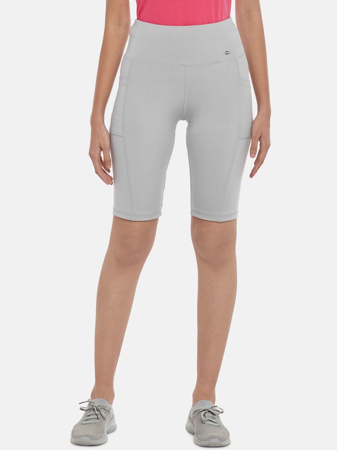 ajile by pantaloons women grey sports shorts