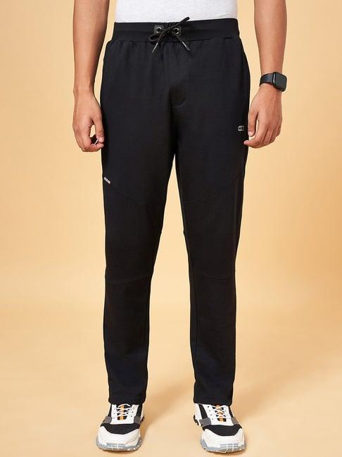 ajile by pantaloons black slim fit trackpants