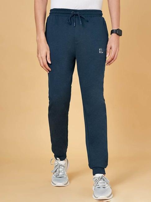 ajile by pantaloons green slim fit sports joggers