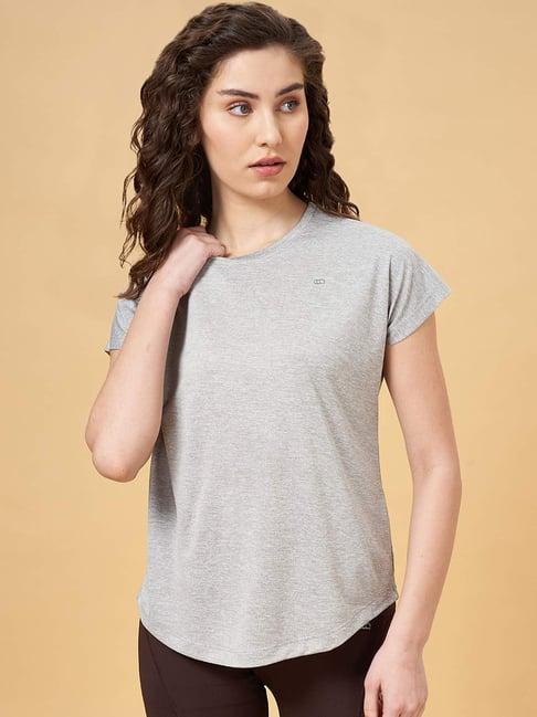 ajile by pantaloons grey sports t-shirt