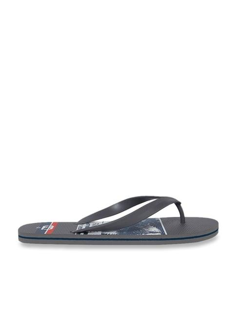 ajile by pantaloons men's grey flip flops