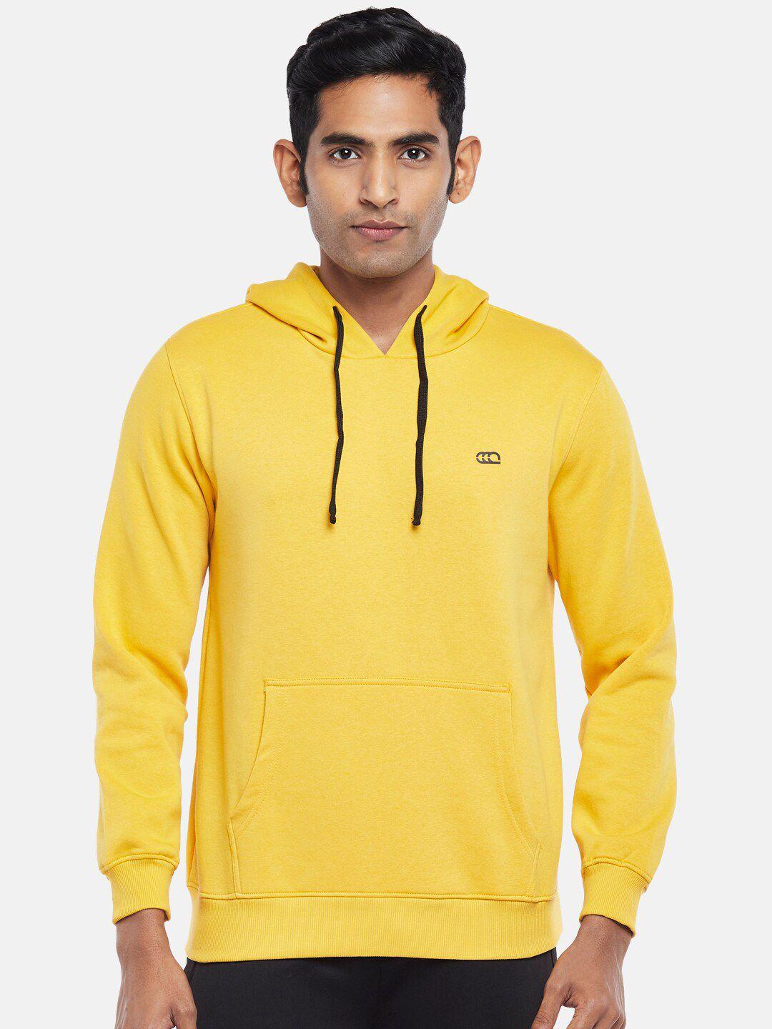 ajile by pantaloons men mustard solid sweatshirt