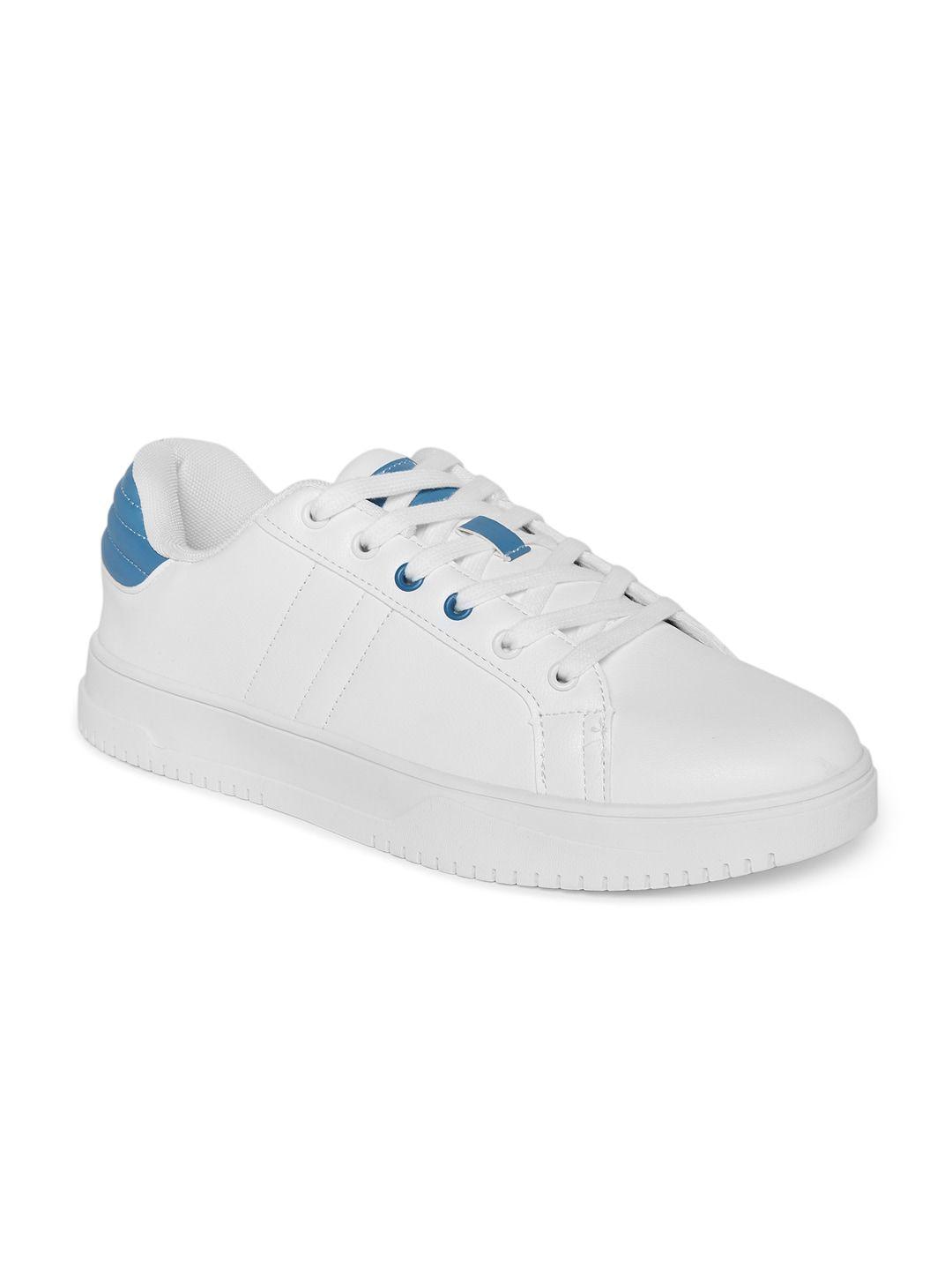 ajile by pantaloons men white pu sneakers