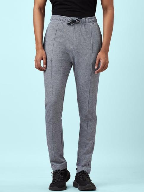 ajile by pantaloons navy slim fit trackpants