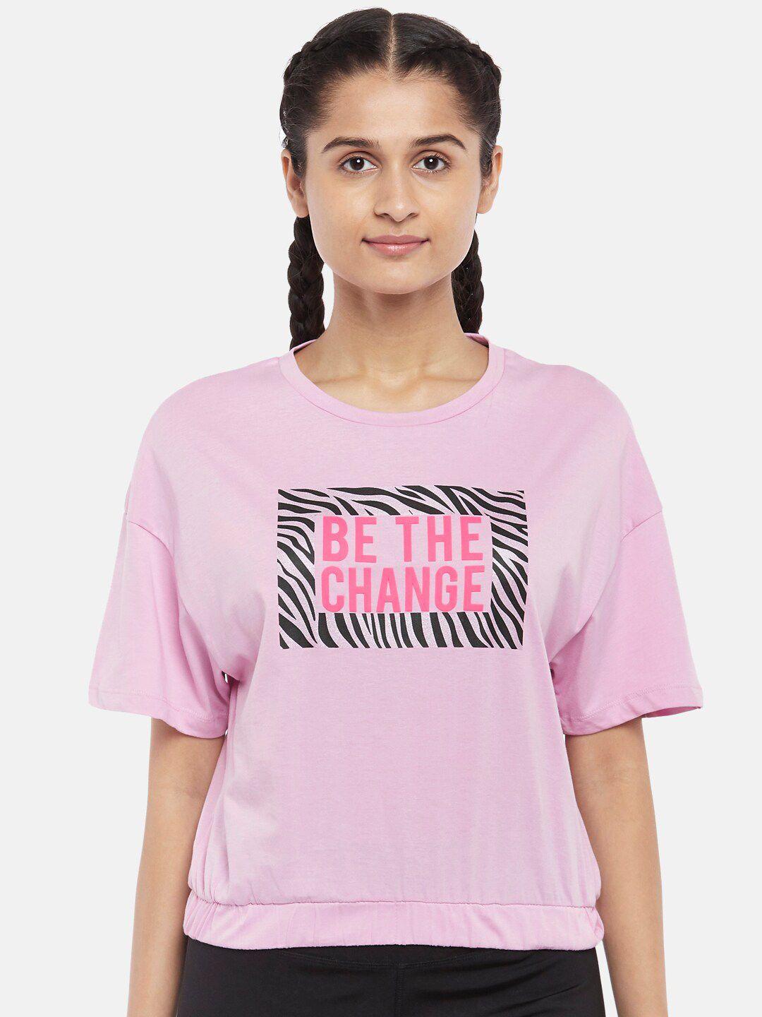 ajile by pantaloons pink printed top