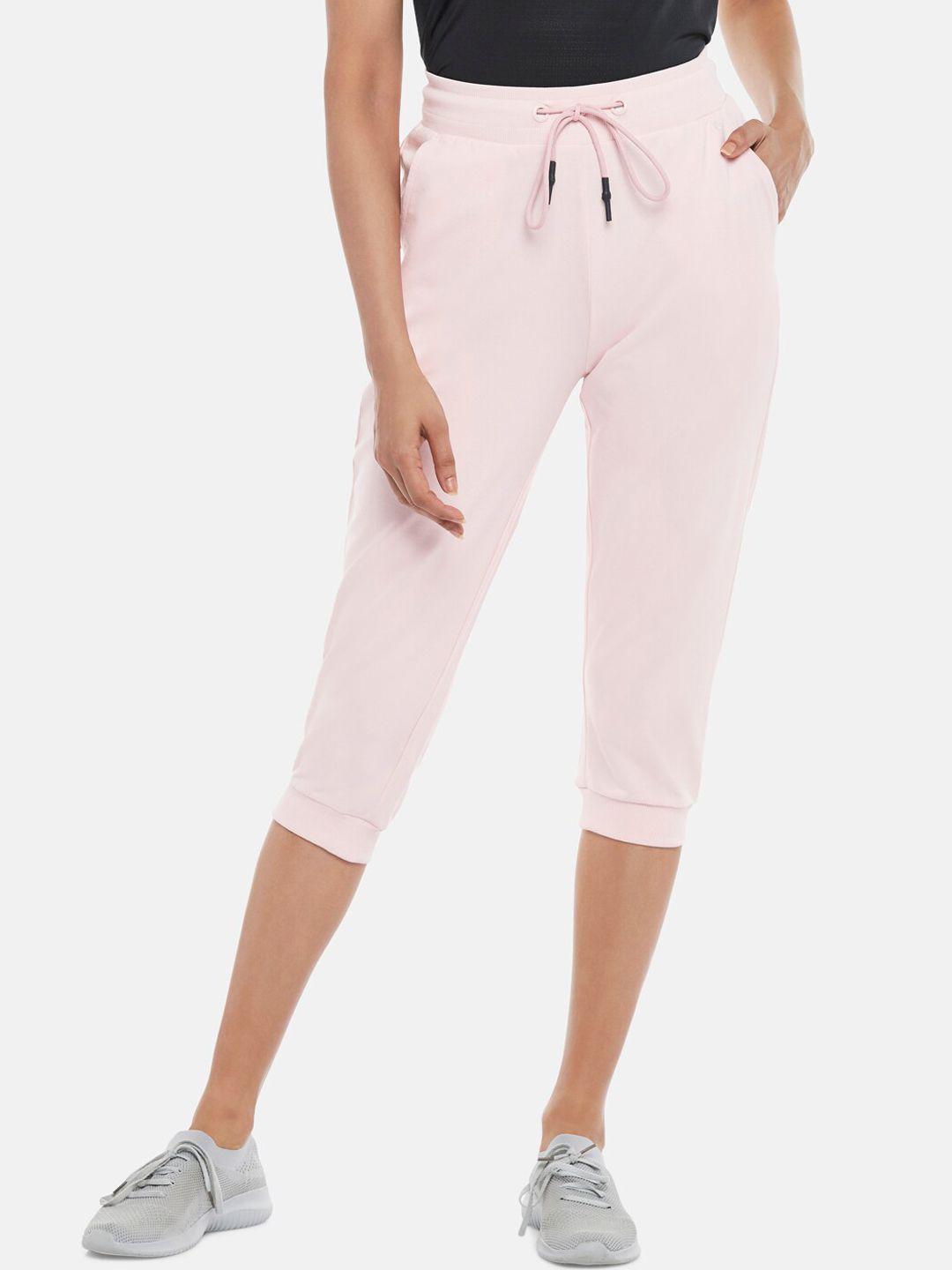 ajile by pantaloons women pink capris