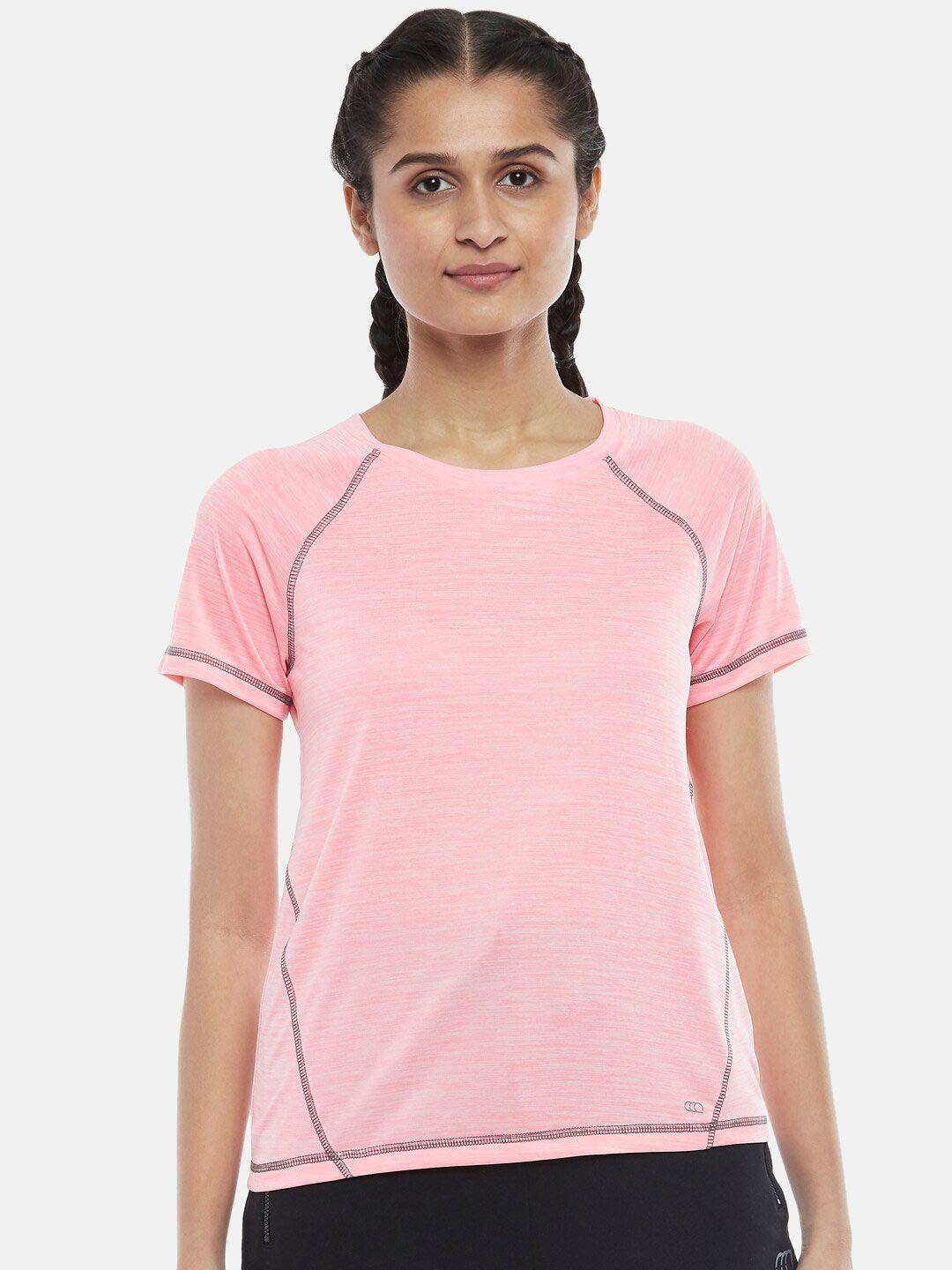 ajile by pantaloons women pink t-shirt