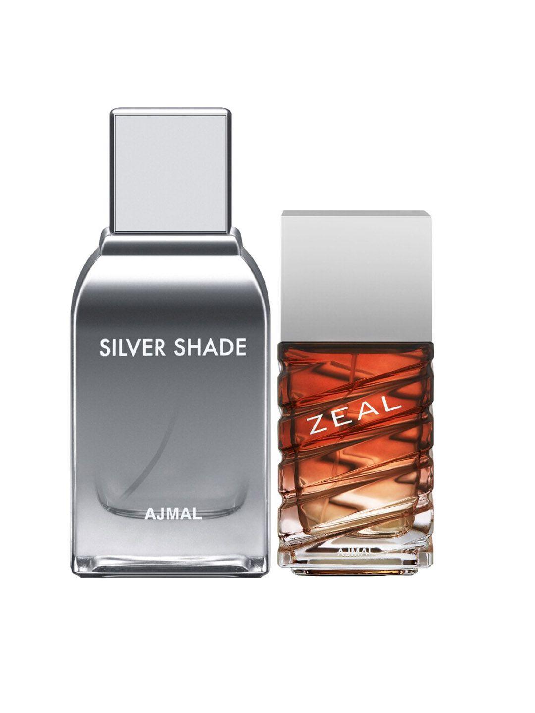 ajmal set of silver shade & zeal eau de parfum - 200 ml