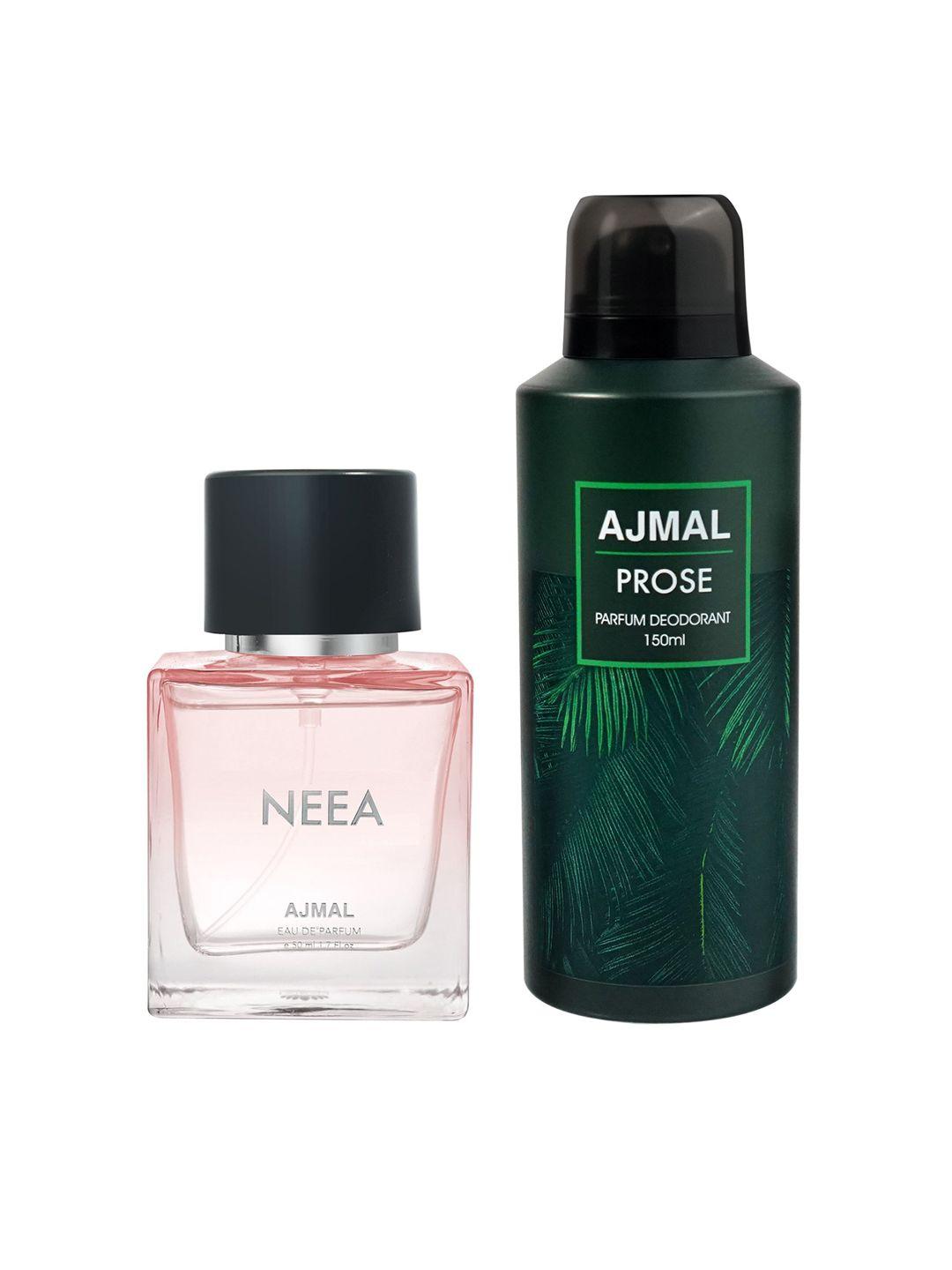 ajmal pack of 2 neea perfume-50ml + prose deodorant-150ml