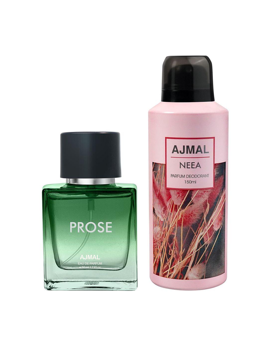 ajmal pack of 2 prose perfume-50ml + neea deodorant-150ml
