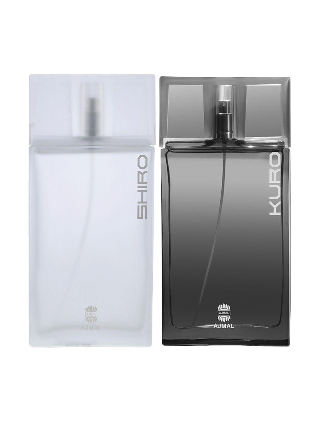ajmal set of 2 black shiro_kuro_ eau de parfume 180ml