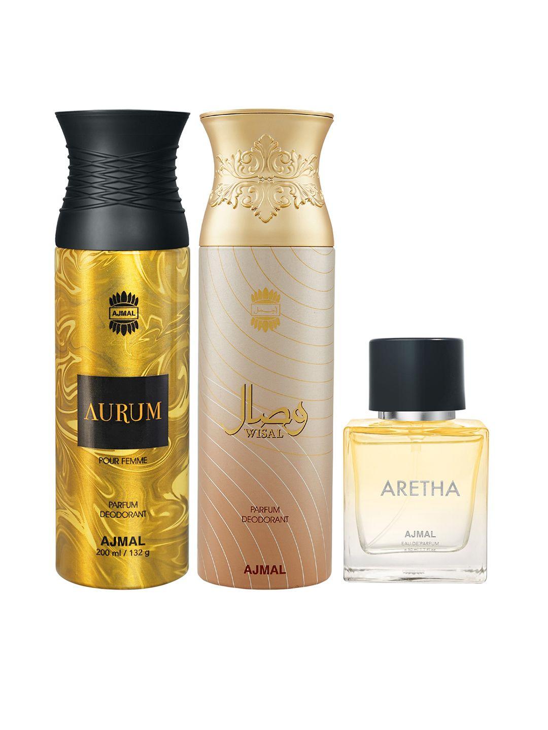 ajmal set of 3 perfumes