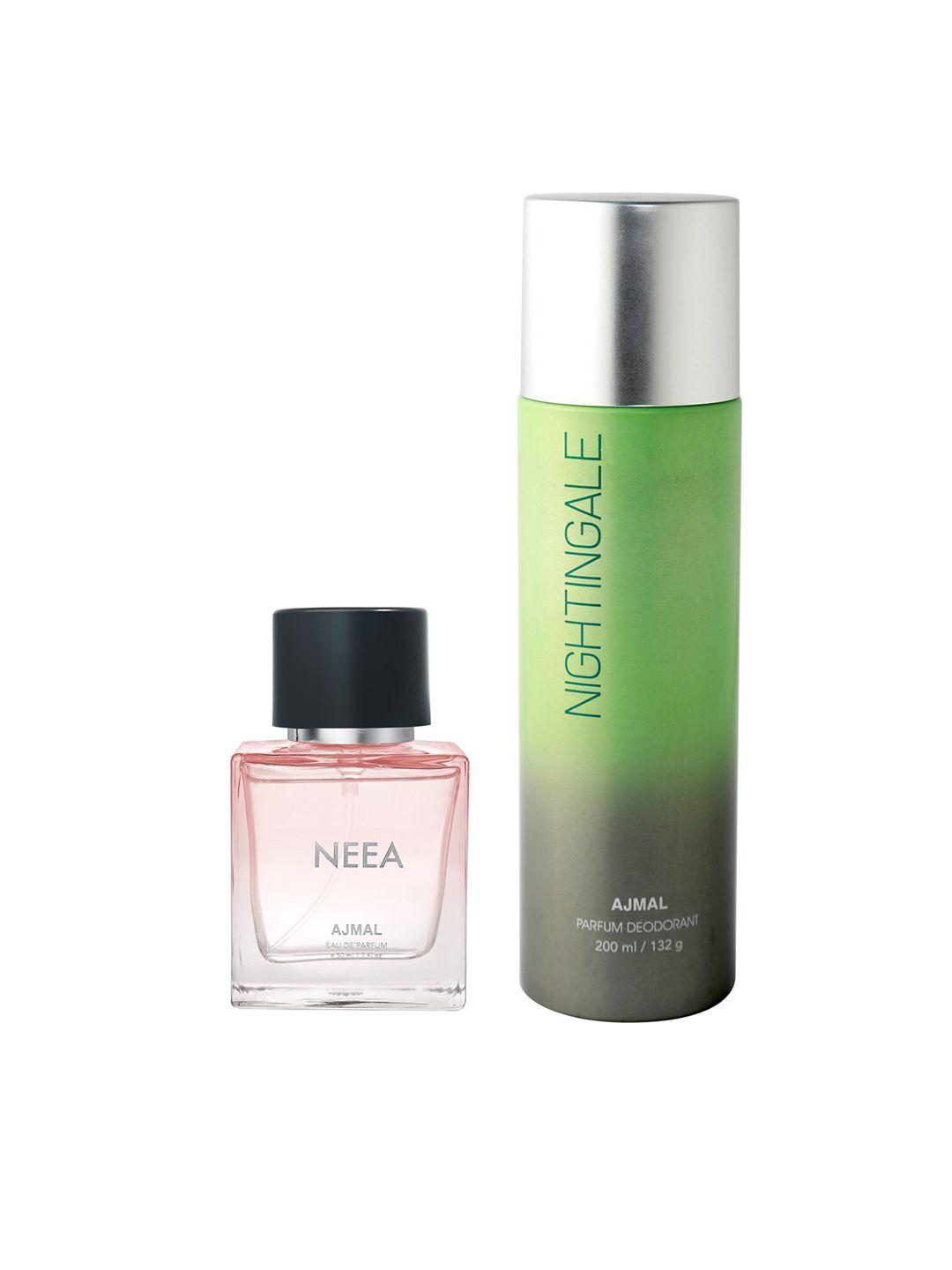 ajmal set of neea eau de parfum 50 ml & nightingale deodorant 200 ml
