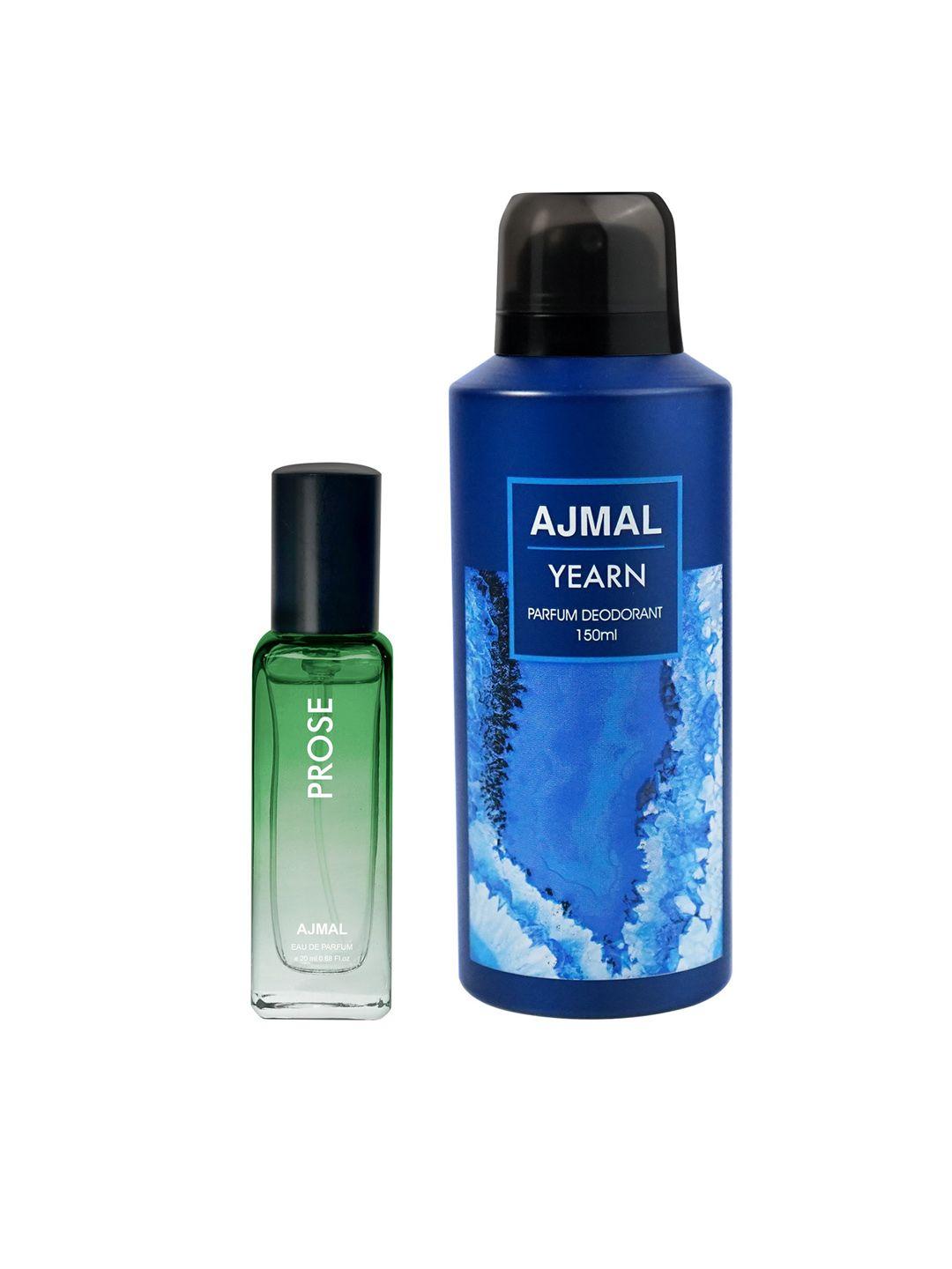 ajmal set of prose eau de parfum 20ml & yearn deodorant 150ml