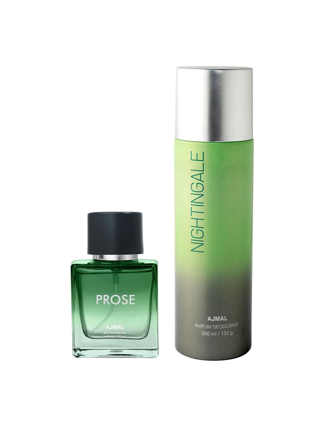ajmal set of prose eau de parfum 50ml & nightingale deodorant 200ml