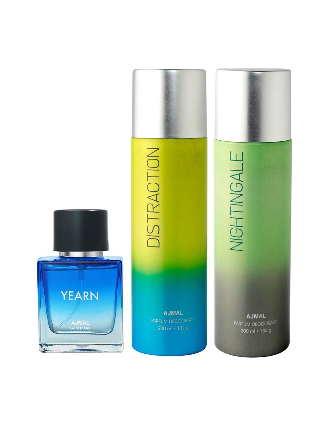 ajmal unisex set of 3 edp & deodorant