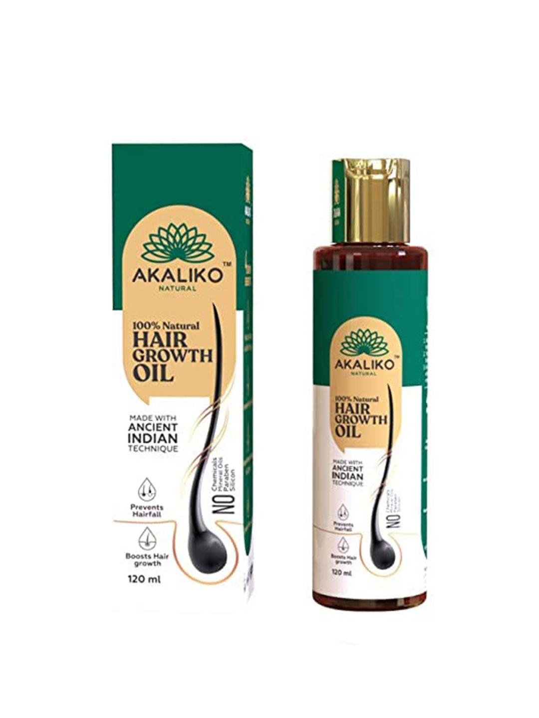 akaliko natural hair growth oil with amla & almond for hair fall control - 120ml